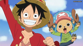 ワンピースアニメ WCI編 785話 ルフィ チョッパー 笑顔 可愛い Luffy Chopper | ONE PIECE Episode 785