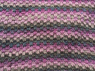 Stitch & Pattern detail for Spring Strolley Blanket