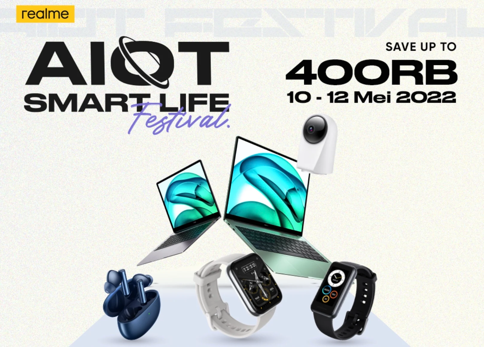 Realme Gelar AIoT Smart Life Festival, Tawarkan Diskon Hingga 400 Ribu