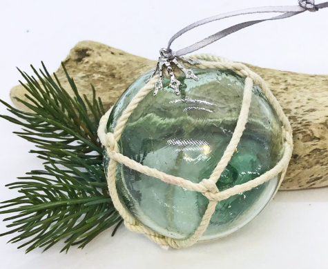 Rop Net Glass Float Christmas Tree Ornaments