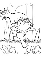 Poppy- Trolls coloring page