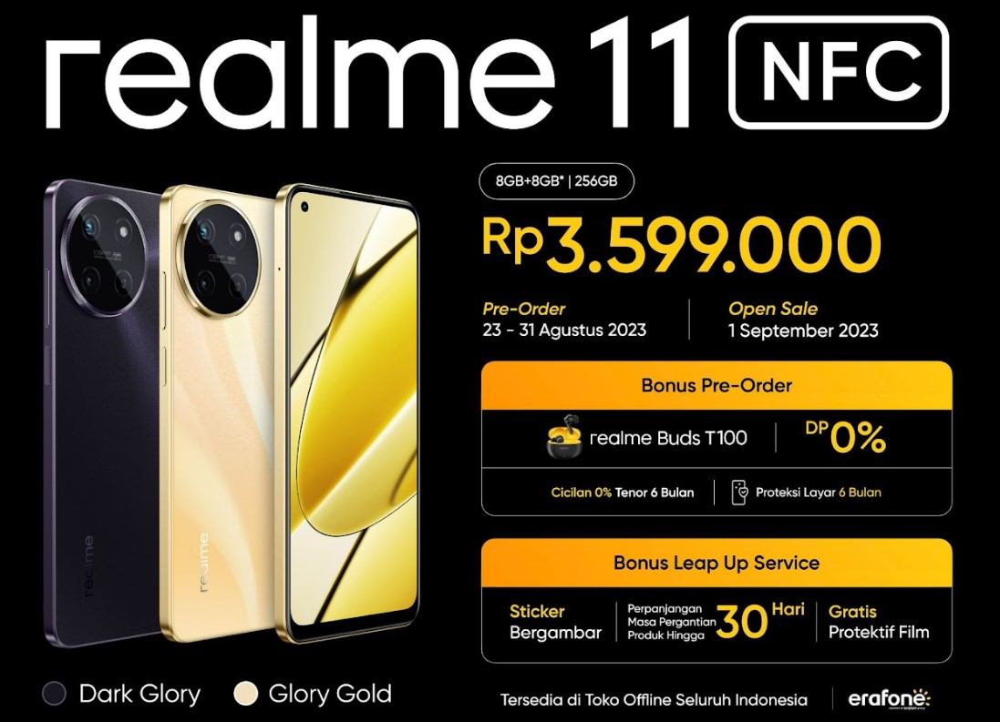 Realme 11 Resmi Hadir di Indonesia, Smartphone Menengah dengan Kinerja Powerful