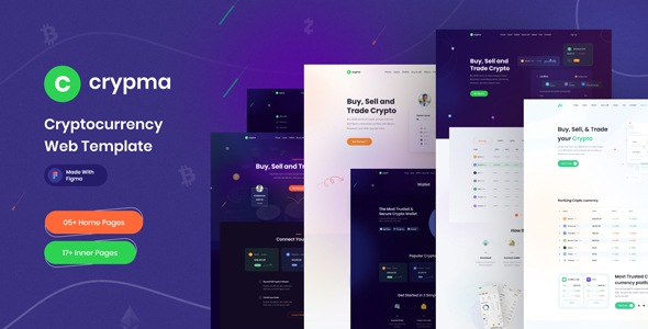 Best Cryptocurrency Website Figma Template