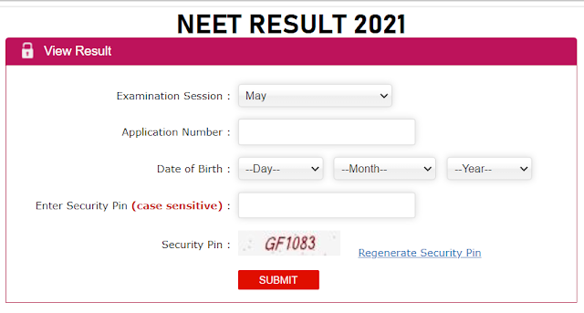 NEET 2021 Selection process in detail