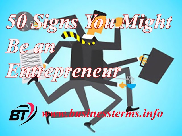 50 Signs You Might Be an Entrepreneur