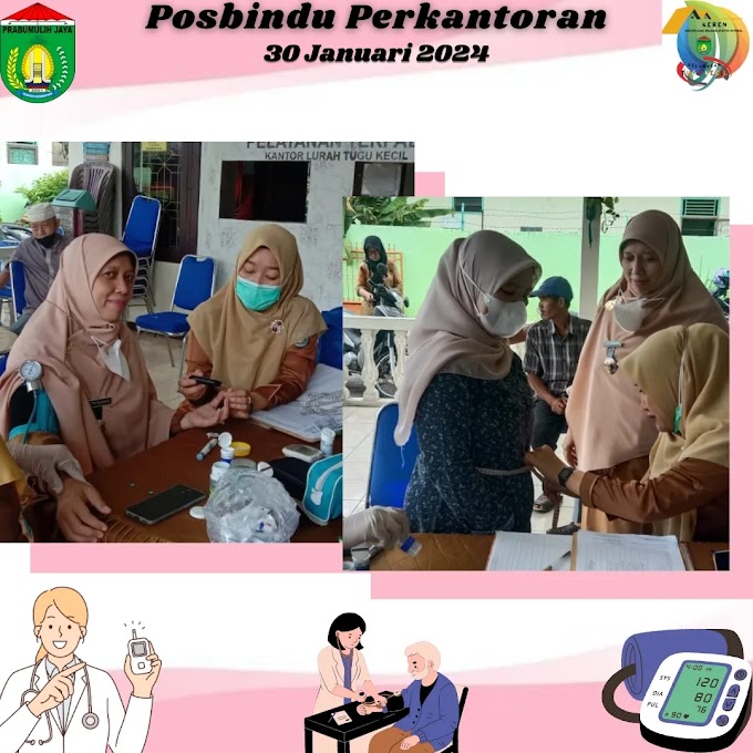 Kegiatan Posbindu Perkantoran Kelurahan Tugu Kecil