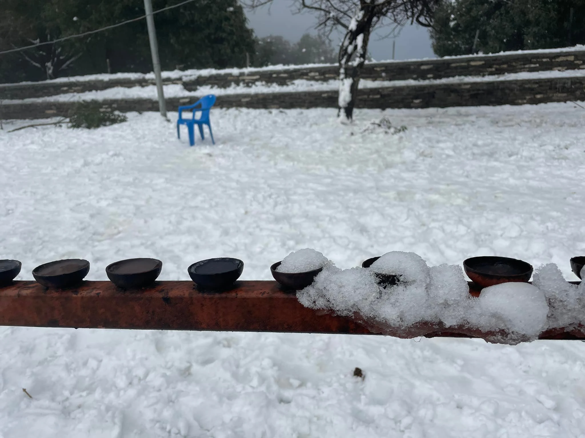 Snow Fall View at Resunga