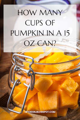 How many cups of pumpkin in a 15 oz can?