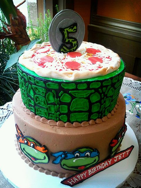 tmnt birthday cakes ideas