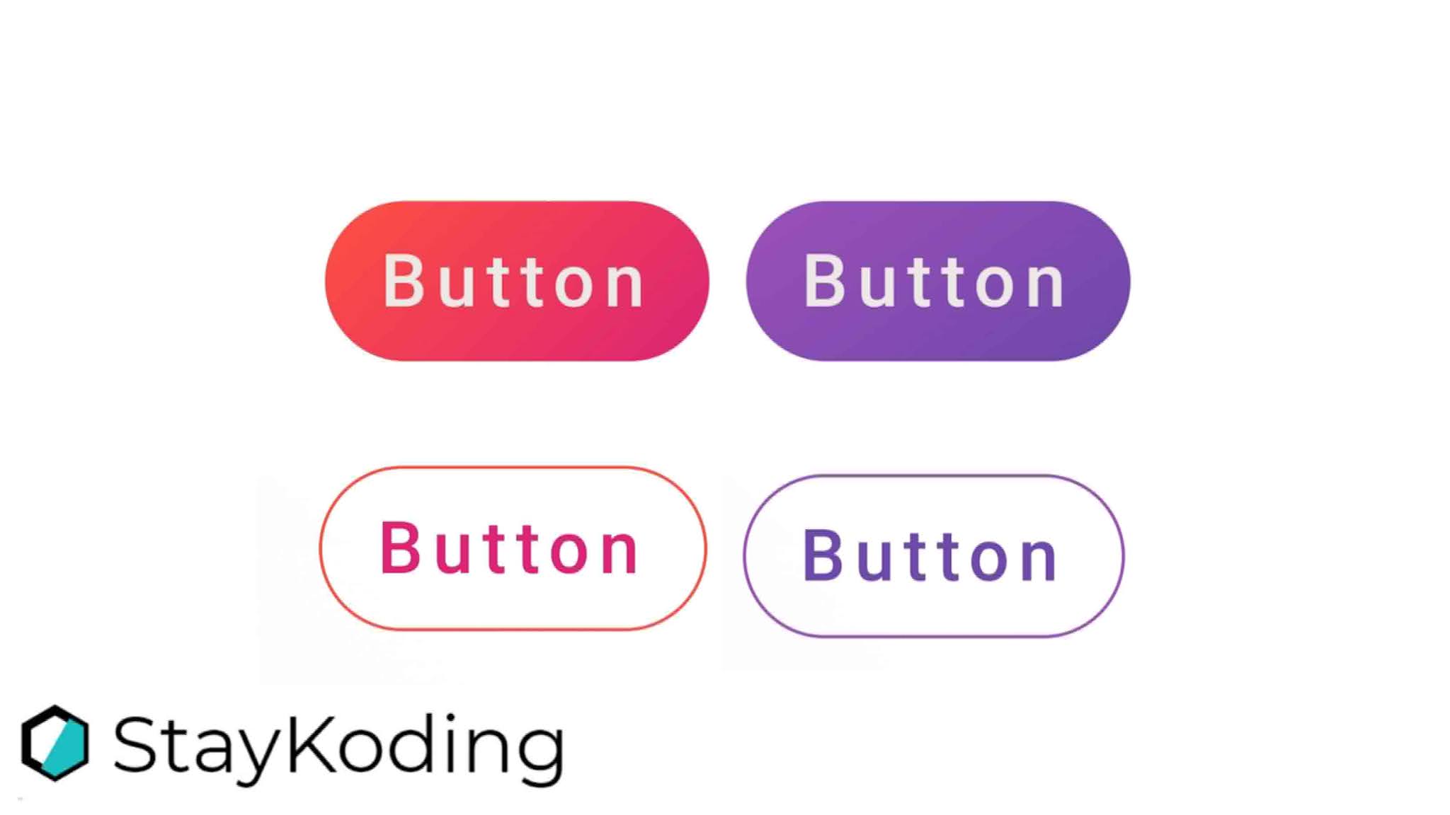 gradien button dengan html css