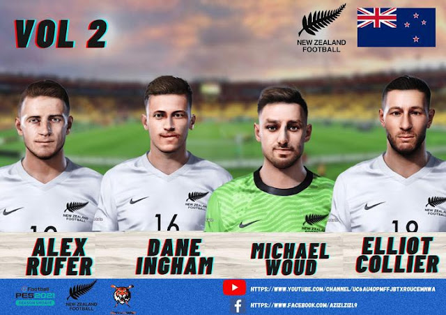 Facepack New Zealand NT V2 For eFootball PES 2021
