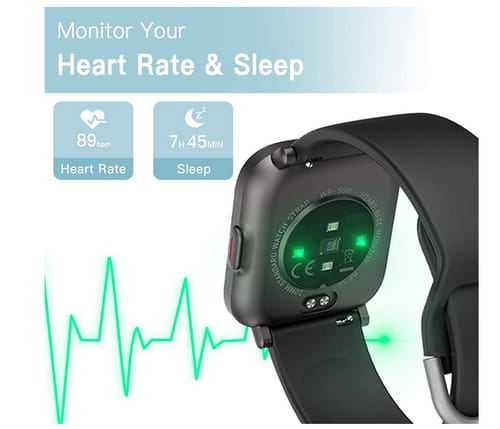 ZOSKVEE Smartwatch with Heart Rate Sleep Monitor