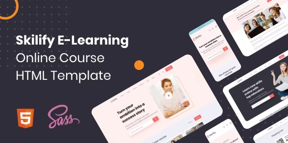 Best Online Course HTML Template