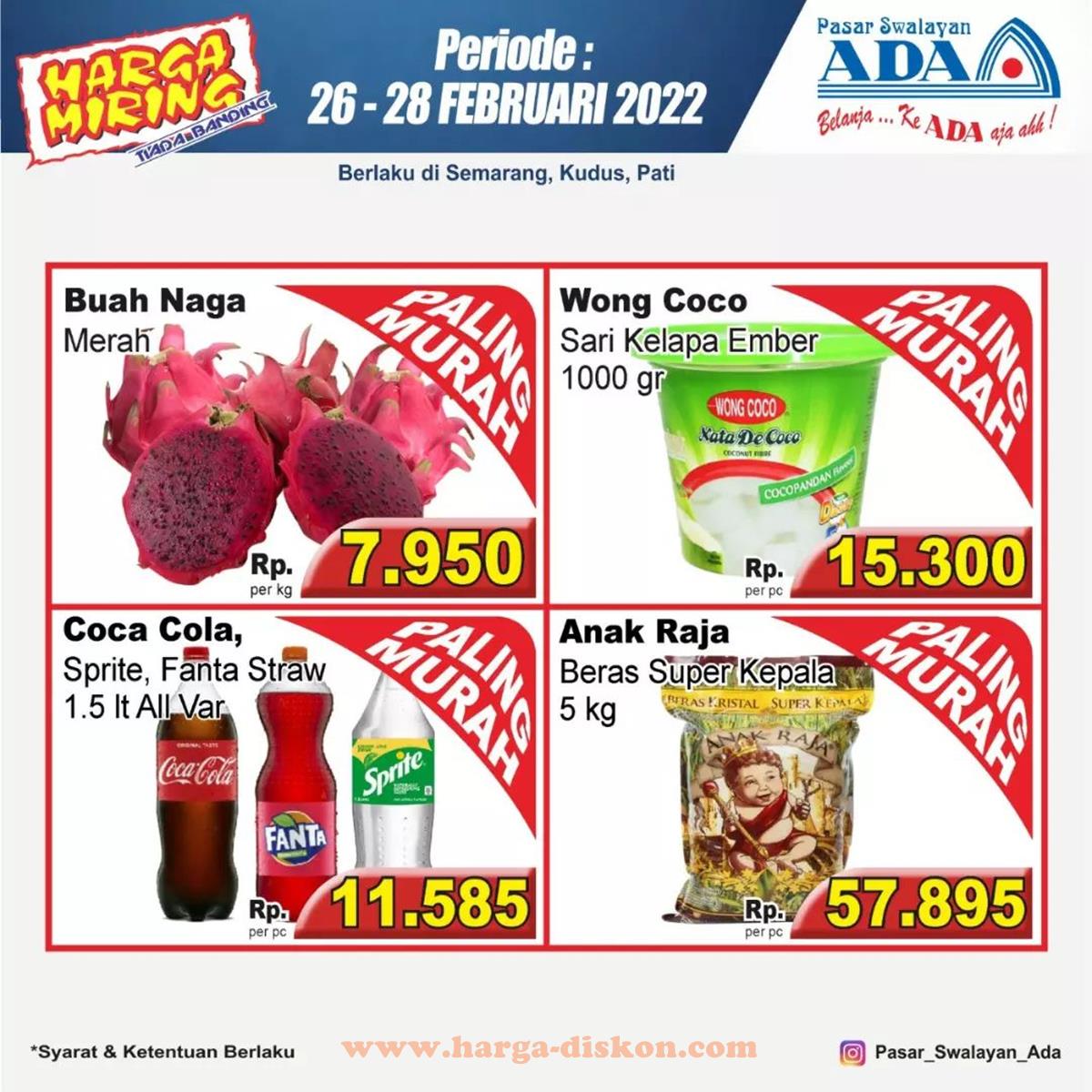 Promo ADA Swalayan Promo Akhir Pekan 26 - 28 Februari 2022