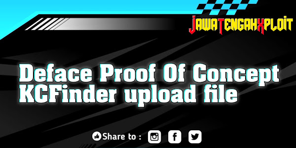 Deface Proof Of Concept KCFinder Up File