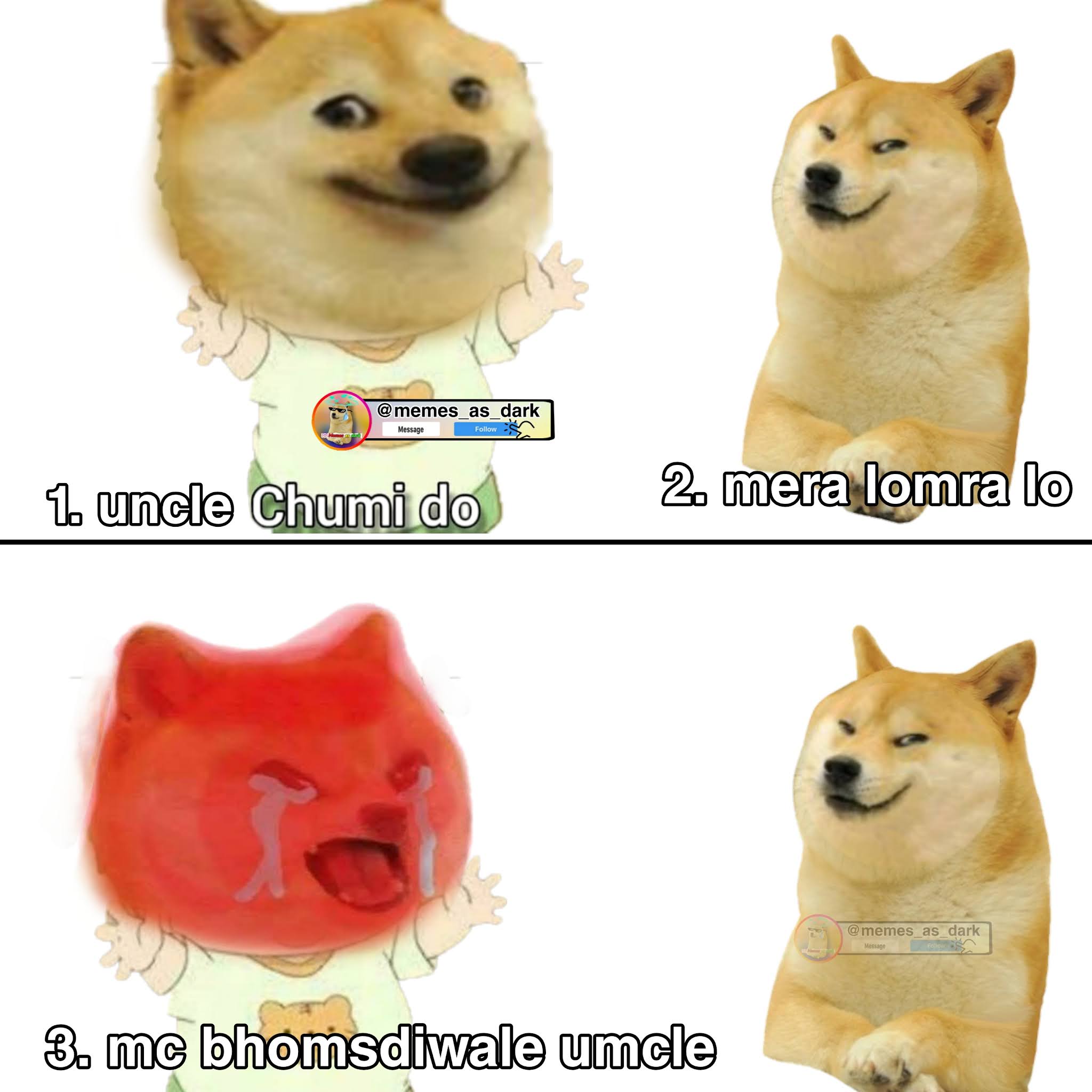 Doge and cheems memes