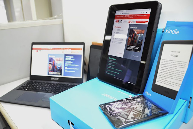 Cícero Lucena inicia entrega de 4 mil Chromebooks para educadores efetivos da Rede Municipal de Ensino