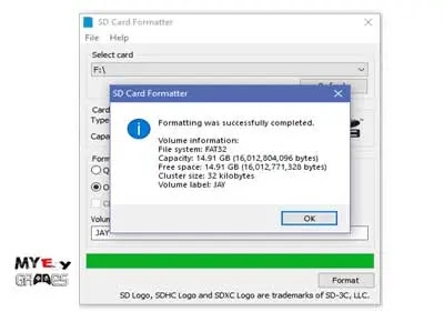كيفية حذف الملفات من بطاقة الذاكرة من خلال برنامج فورمات ميمورى كارد 2