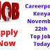 Careerpoint Kenya November 22th Jobs Today 2021 Jobs & Career