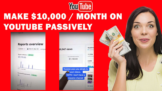 How I make $10,000 / month on YouTube PASSIVELY? Tech Daily Magazine