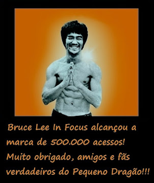 Bruce Lee In Focus alcançou mais de 500.000 acessos!!!
