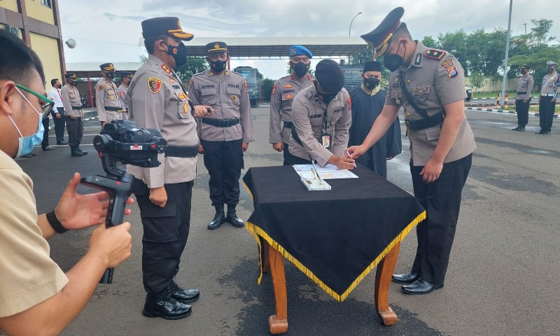 Wakapolres Serang Resmi Disertijab, Kompol Rahmat Sampurno Gantikan Kompol Feby Harianto