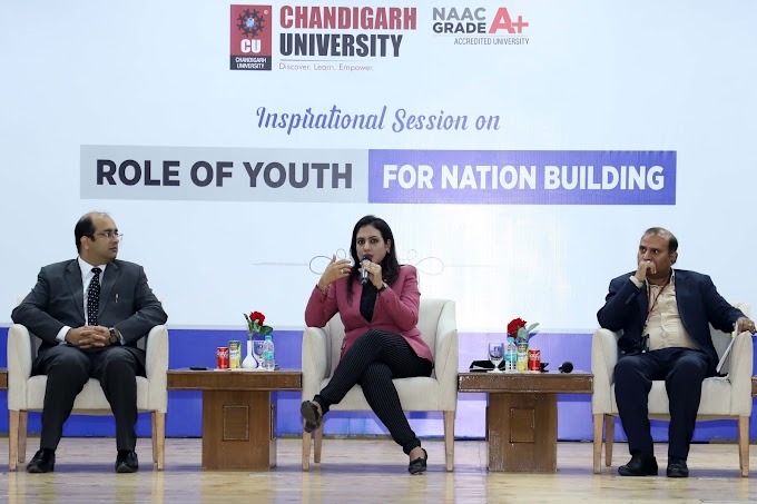 Expert talk on 'Role of youth for nation building' organized at Chandigarh University