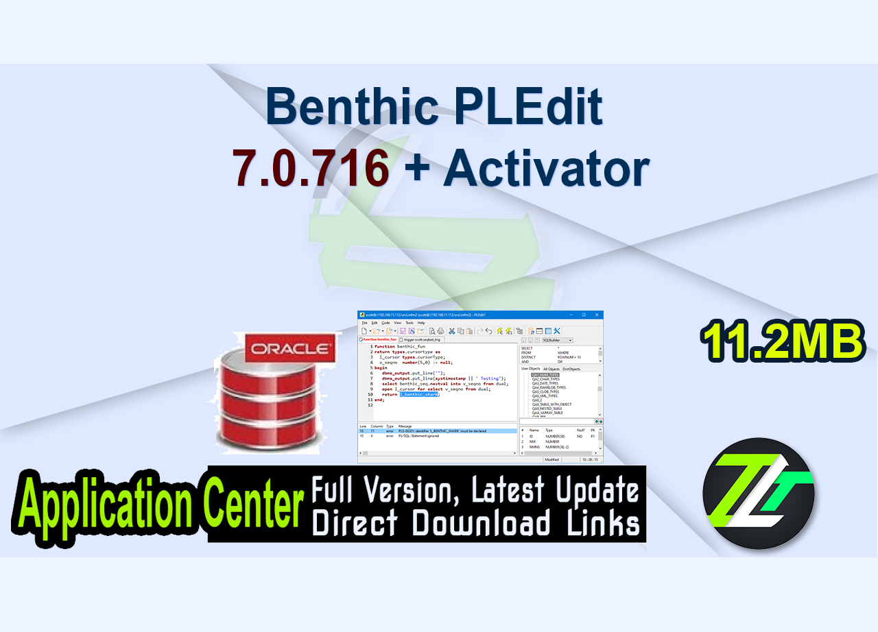Benthic PLEdit 7.0.716 + Activator