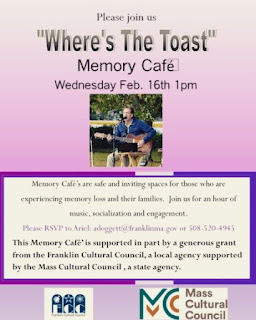 “Where’s The Toast” Memory Café - Feb 16