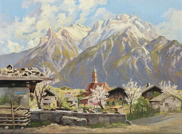 Hesse spent his adulthood in the idyllic environment of Casa Rosa in the Alps