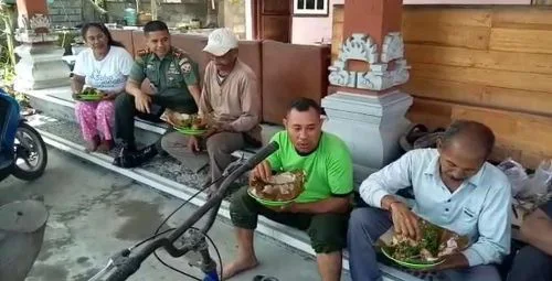 Bedah Rumah di Klungkung Mulai Dikebut, Danramil Turun Tangan