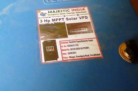 3 hp solar pump