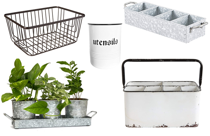 15 Vintage Metal Storage Bins Under $30