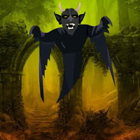 Play Hiddenogames-Halloween Devil Forest Escape