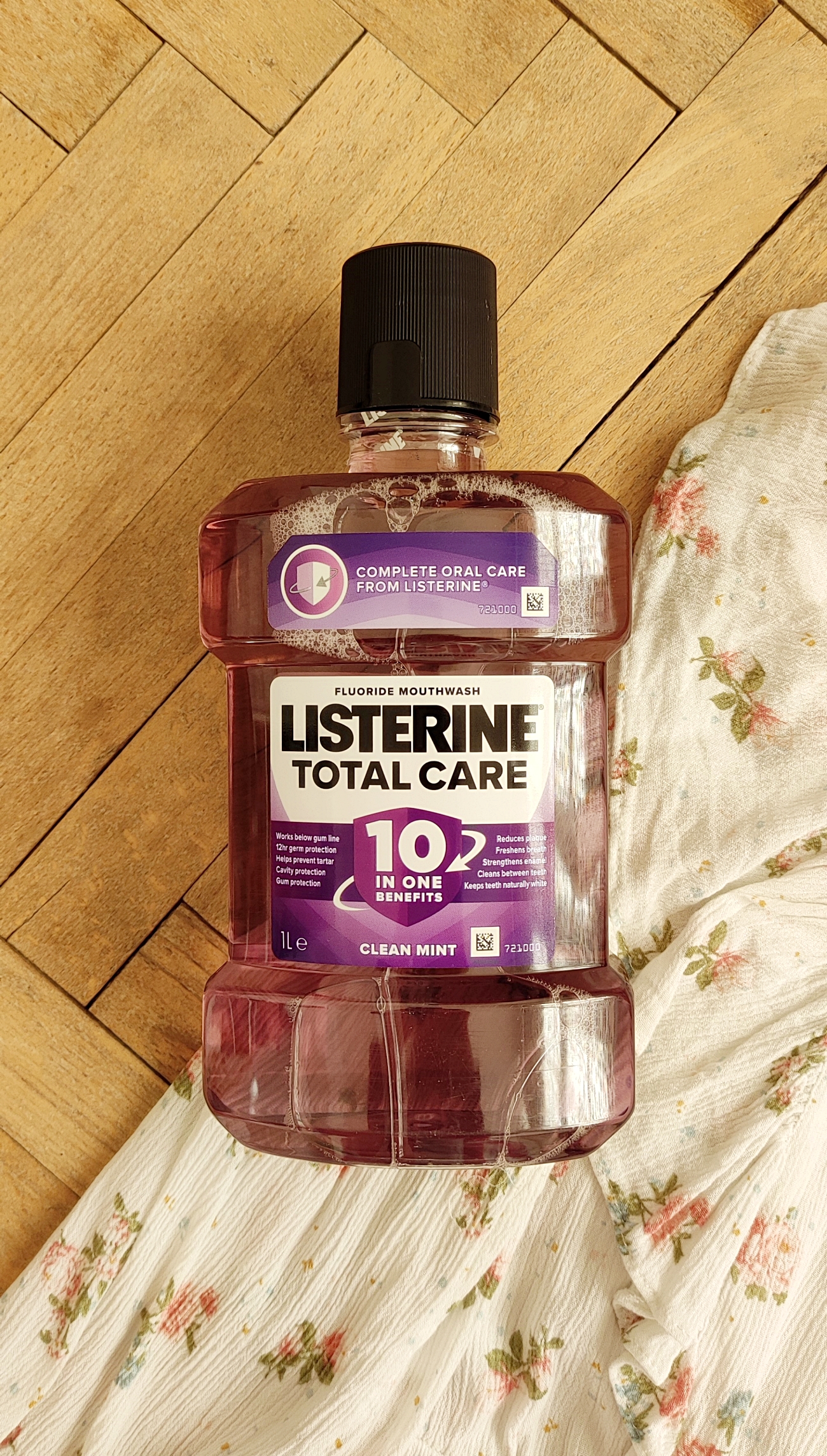 Listerine Mouthwash Total Care Clean Mint ústna voda pre svieži dych