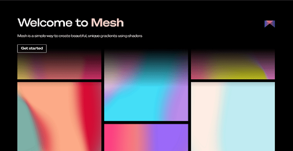 Mesh 線上製作漸層背景圖 - 服務介紹與使用說明