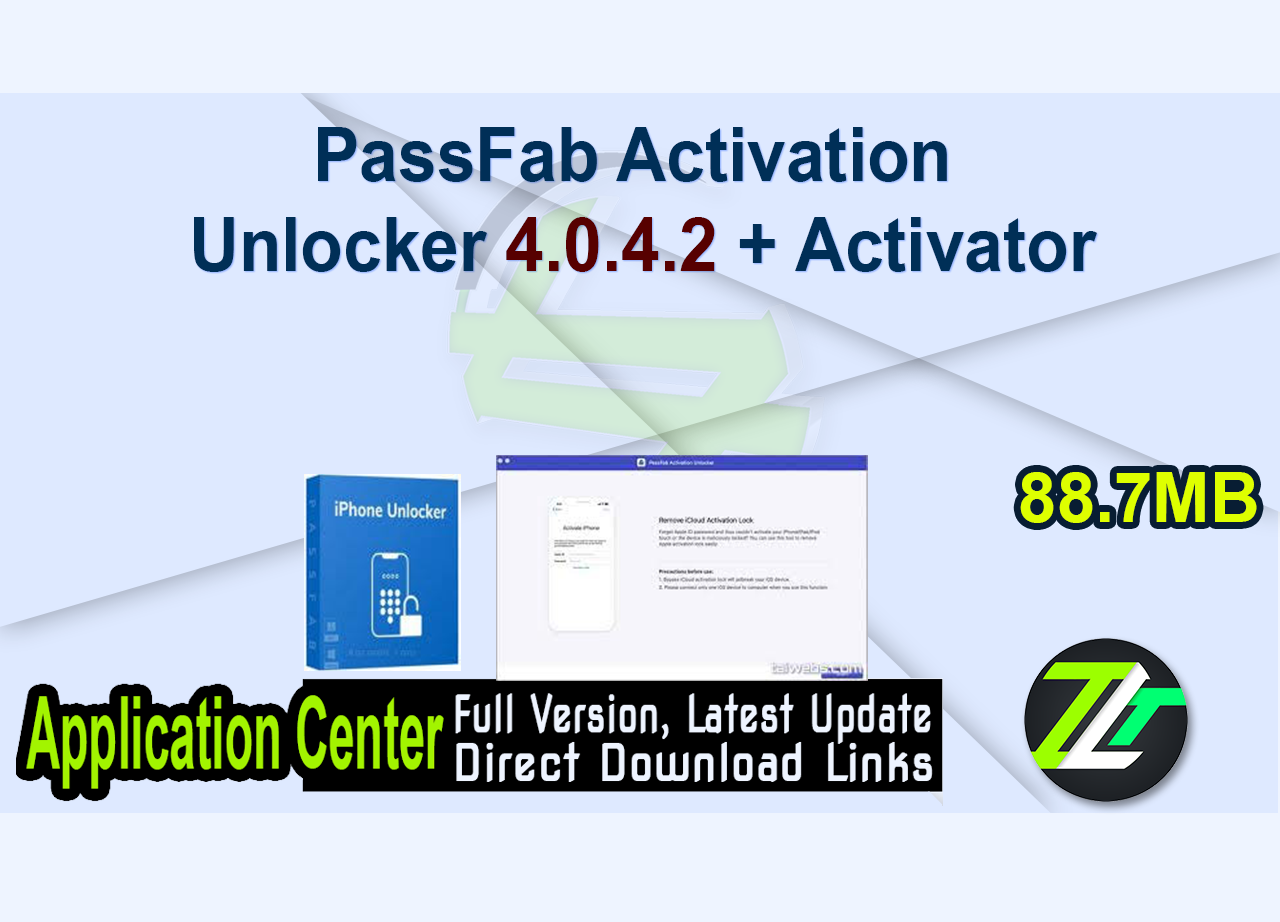 PassFab Activation Unlocker 4.0.4.2 + Activator
