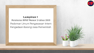 Lampiran I Peraturan BPKP Nomor 3 tahun 2019 | Pedoman Umum Pengawasan Intern Pengadaan Barang/ Jasa Pemerintah