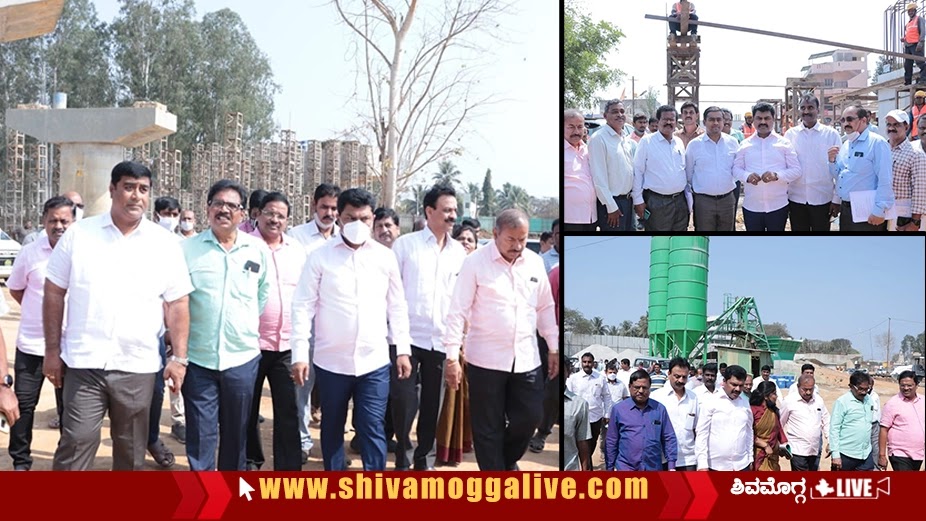 BY Raghavendra Visit Vidya Nagara Bridge 