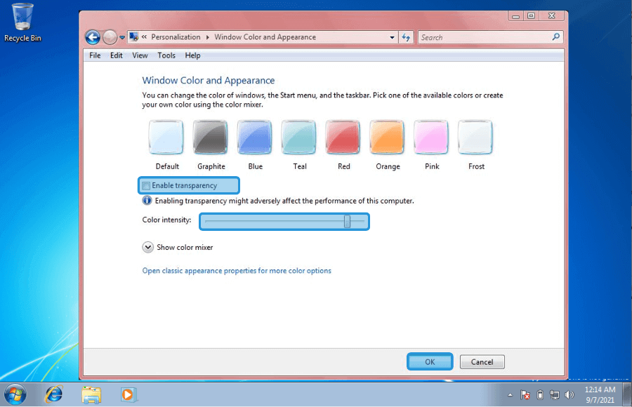 Cara Mengaktifkan Fitur Aero Windows 7