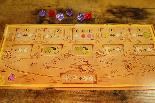 Ishtar gardens of babylon board game 巴比倫的花園 桌遊 每個人都有相同的小型技能數可解