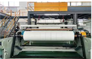 working principle of spunbound nonwoven machine- textile manufacturing process, Fabric manufacturing process