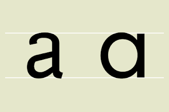 5 Font Sans Serif Dengan Huruf "a" Single Storey Lowercase