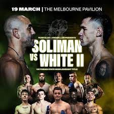 Sam Soliman vs Jesse White 2: live stream info, Date, start time AU, TV Schedule, TV channel online and more