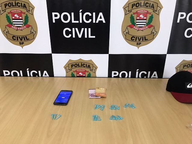 Polícia Civil prende em flagrante suspeito de tráfico de drogas em Registro-SP