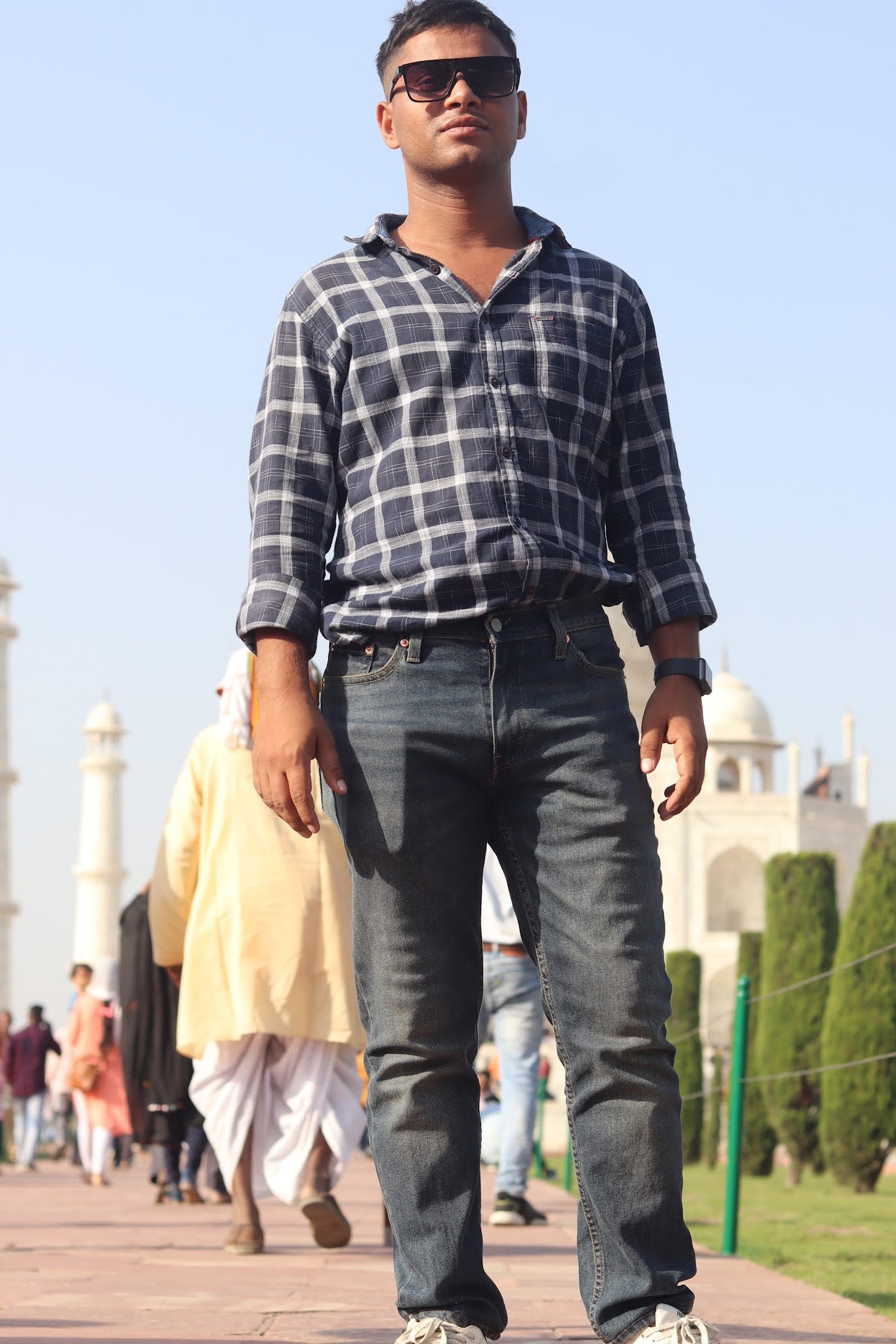 Rahul Paal at Taj Mahal