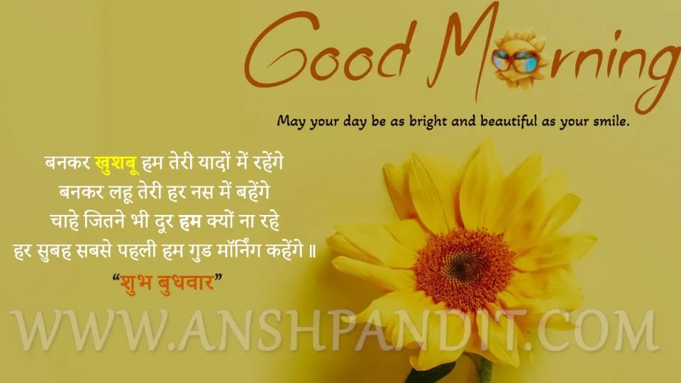 Good Morning Wednesday Quotes in Hindi