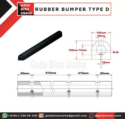 spesifikasi karet bumper D 150 X 150