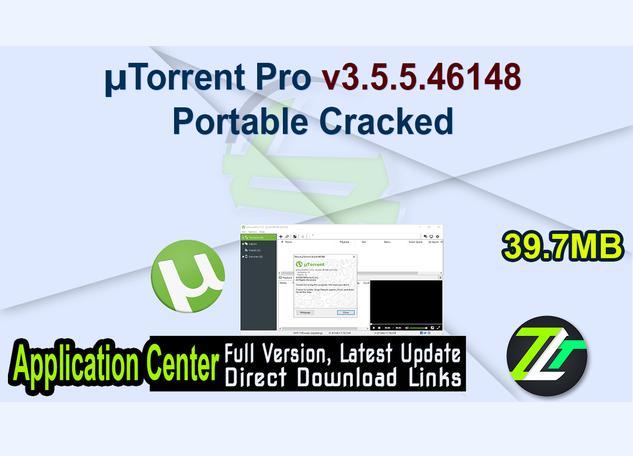 µTorrent Pro v3.5.5.46148 Portable Cracked