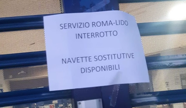 Roma-Lido: caos sui treni, servizio interrotto